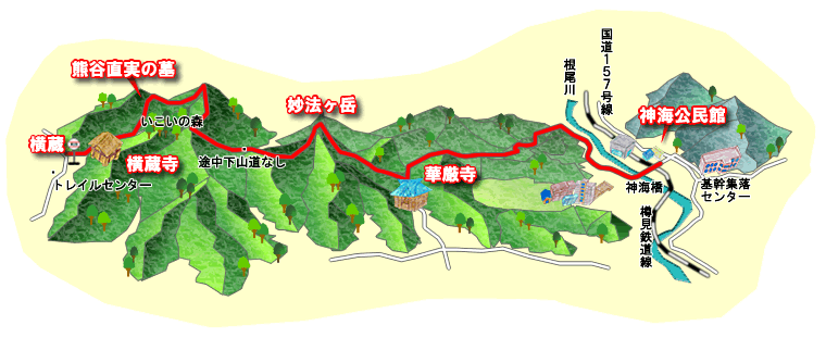 谷汲巡礼と信仰のみちマップ